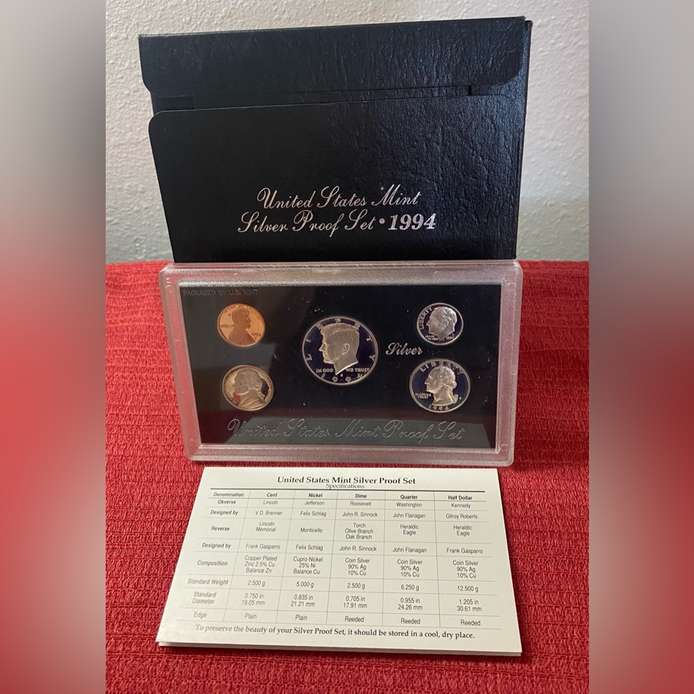United States Mint 1994 Silver Proof Set